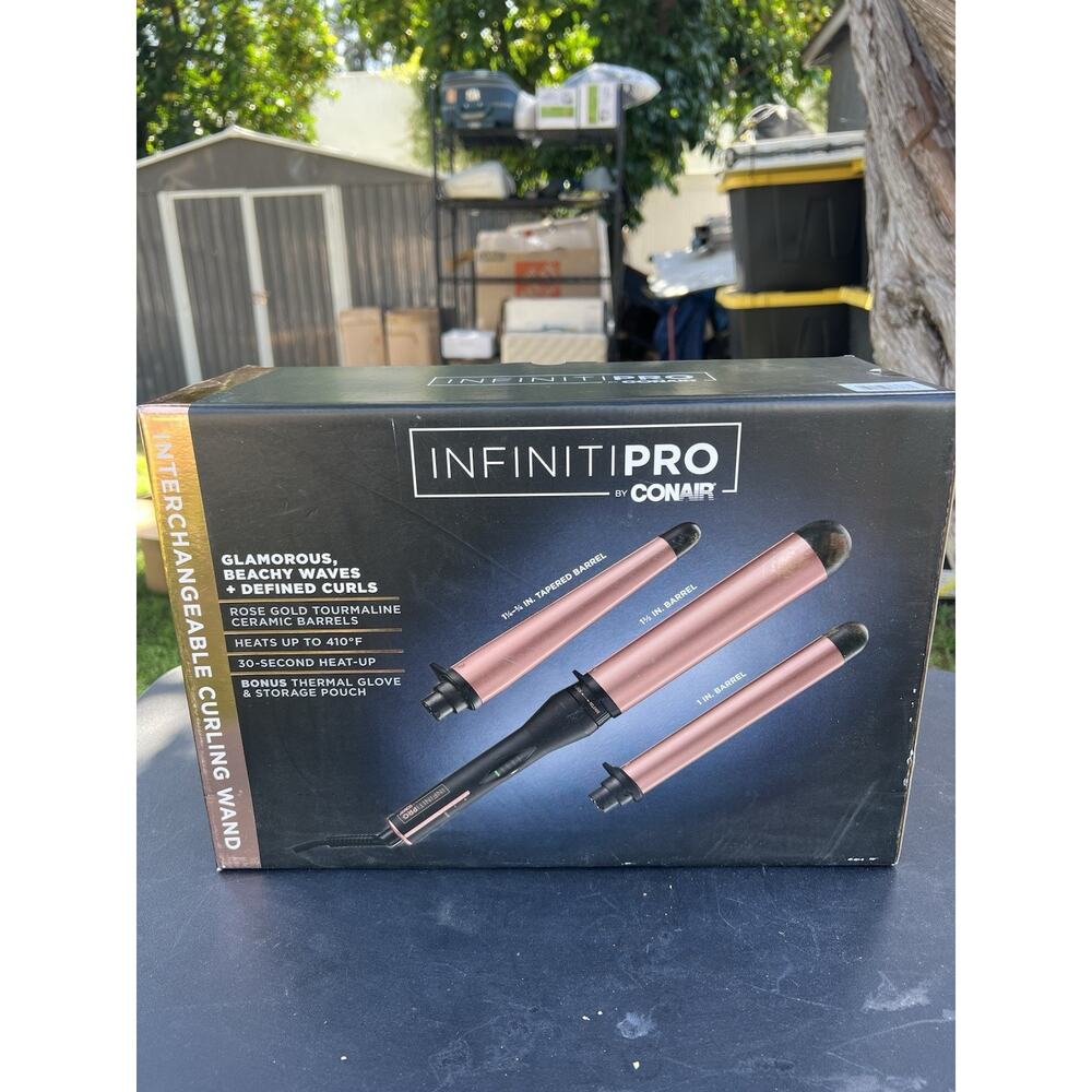Rose Gold Interchangeable Curling Wand